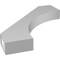 Ekena Millwork 4-in. W x 30-in. D x 34-in. H Westlake Architectural Grade PVC Knee Brace BRCP04X30X34WTL - alternate 4